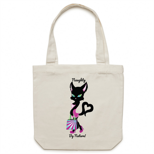 Naughty By Nature Canvas Tote Bag