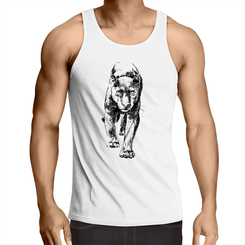 Wild Panther - Mens Singlet Top