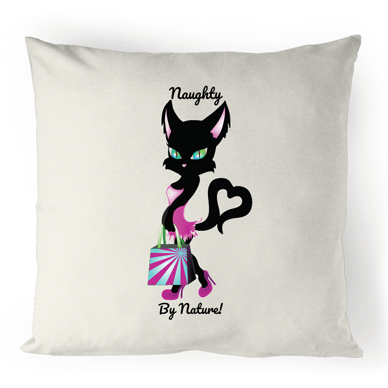 Naughty By Nature - 100% Linen Cushion Cover