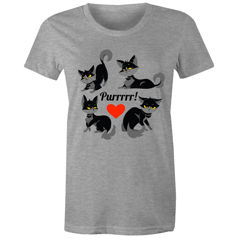 Purrrr! Cat Tee - For Women